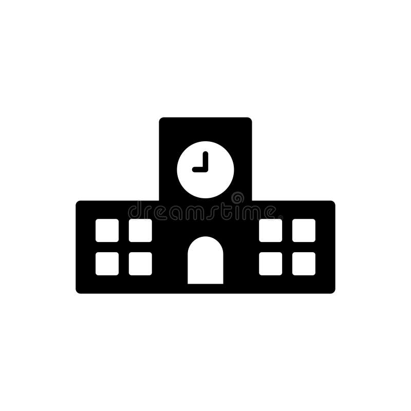University icon flat vector template design trendy stock illustration