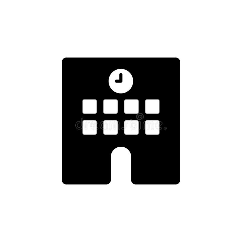 University icon flat vector template design trendy stock illustration