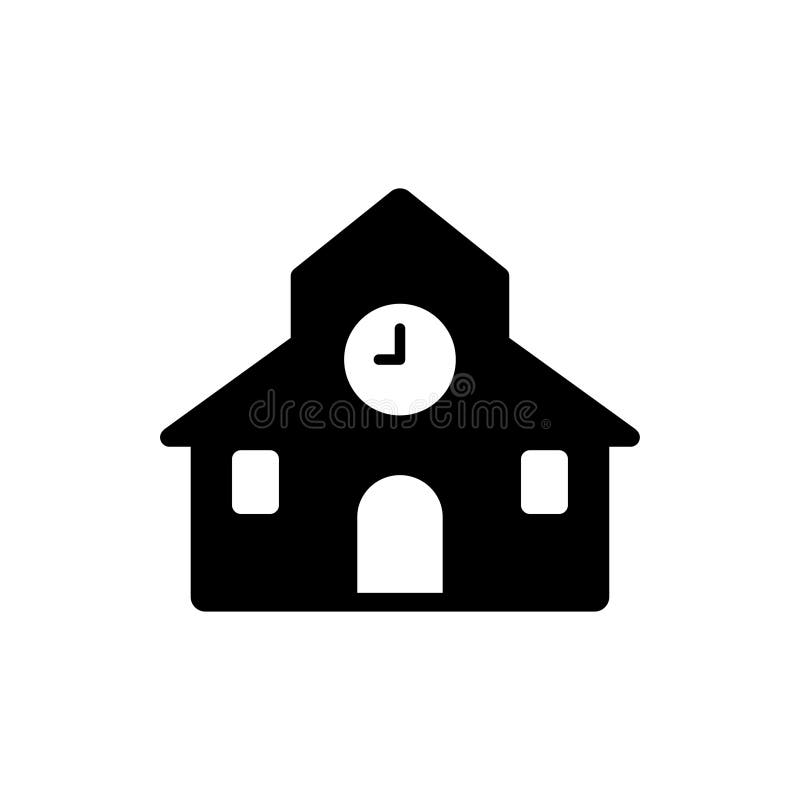 University icon flat vector template design trendy stock illustration