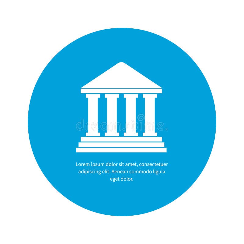 University Icon illustration stock illustration
