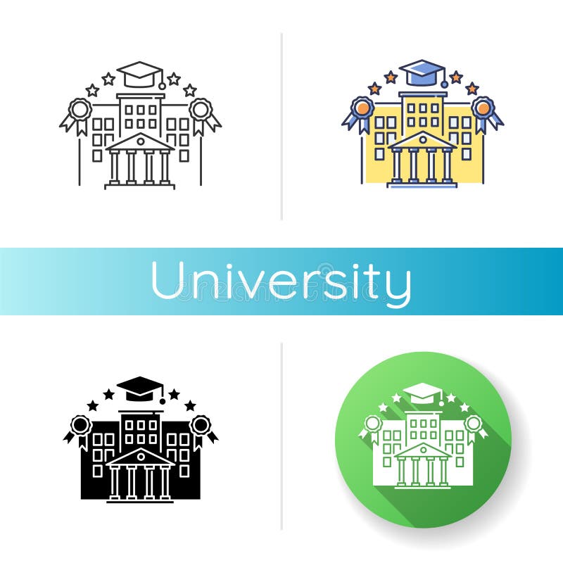 University icon royalty free illustration