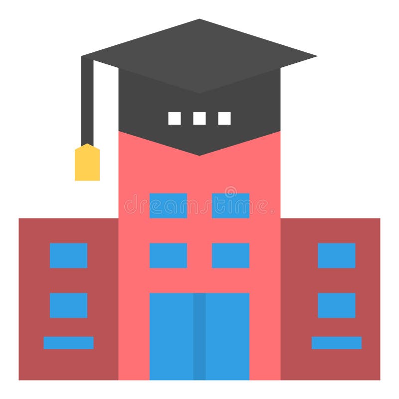 UNIVERSITY ICON SYMBOL VECTOR vector illustration