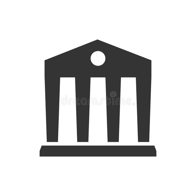 University icon stock illustration