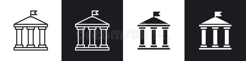 University icon vector illustration