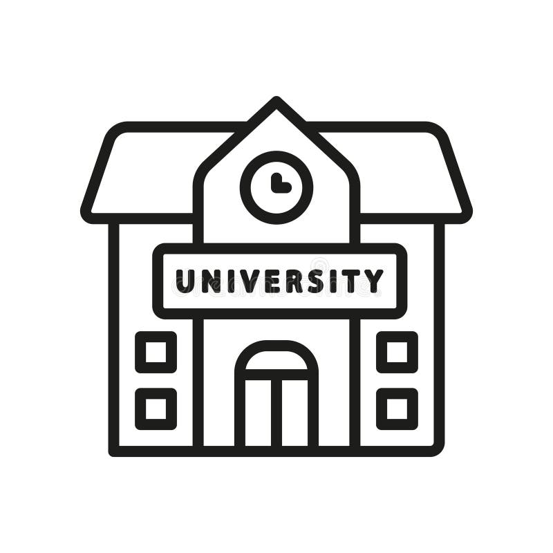 University icon vector design templates simple and modern royalty free illustration
