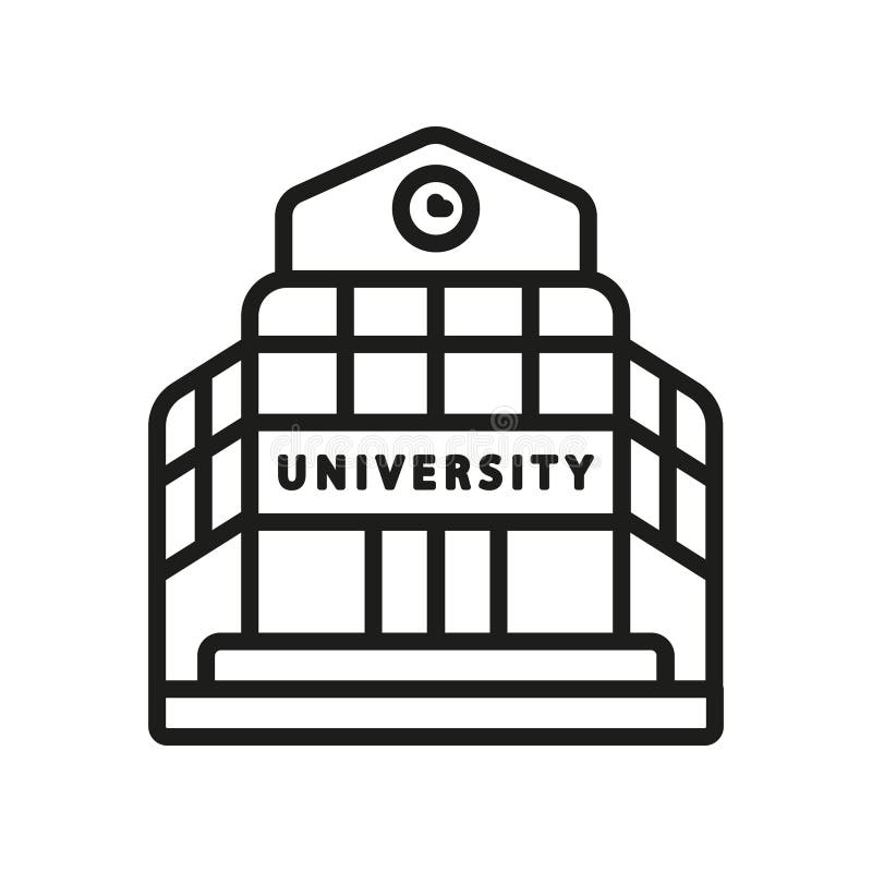 University icon vector design templates simple and modern stock illustration