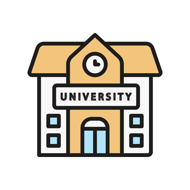University icon vector design templates simple and modern vector illustration