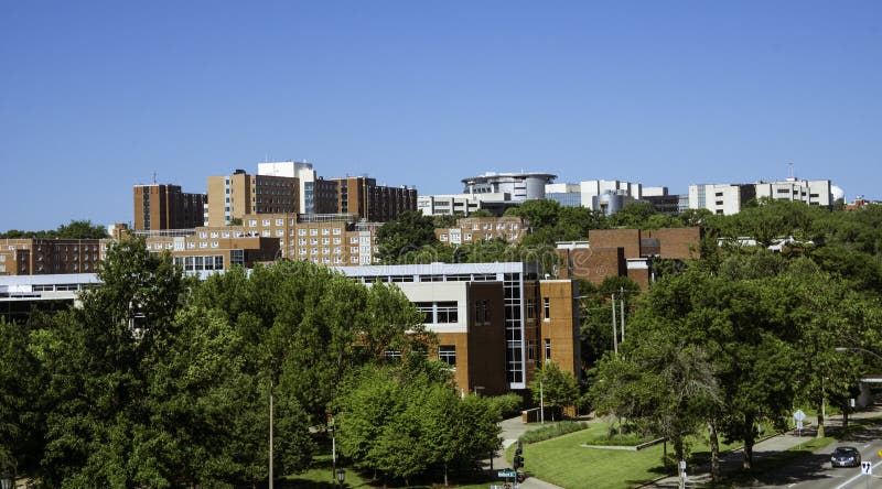 University of Iowa. View of the University of Iowa Campus stock images University of Iowa. View of the University of Iowa Campus stock images