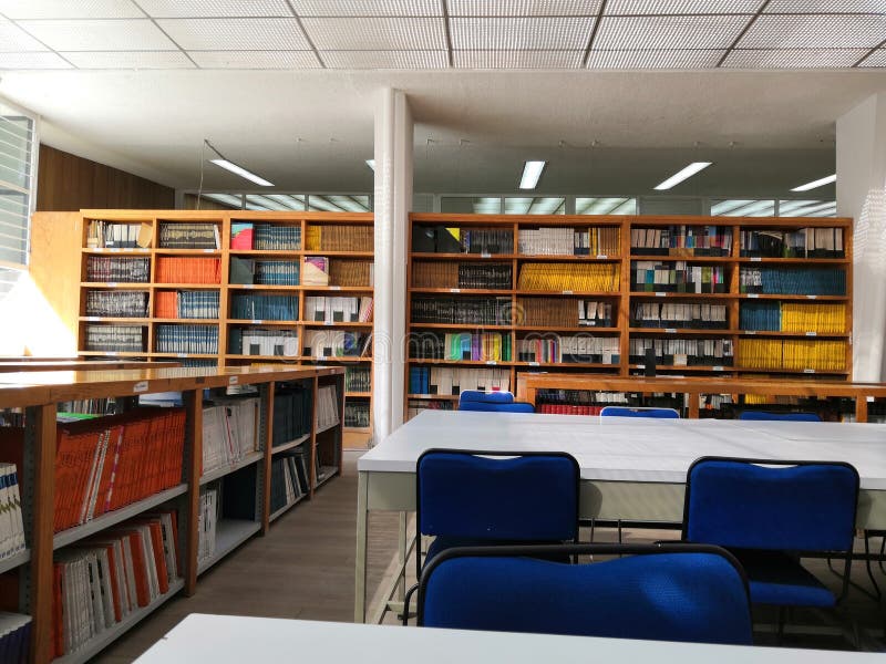 University Library in the Morning Stock Photo Image of library, books