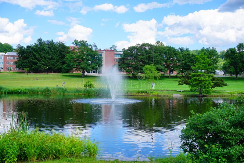 University of Massachusetts Amherst royalty free stock image
