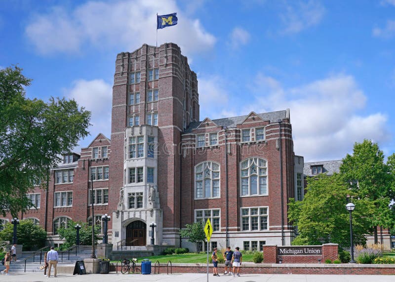 University of Michigan Union Building Editorial Photography Image of