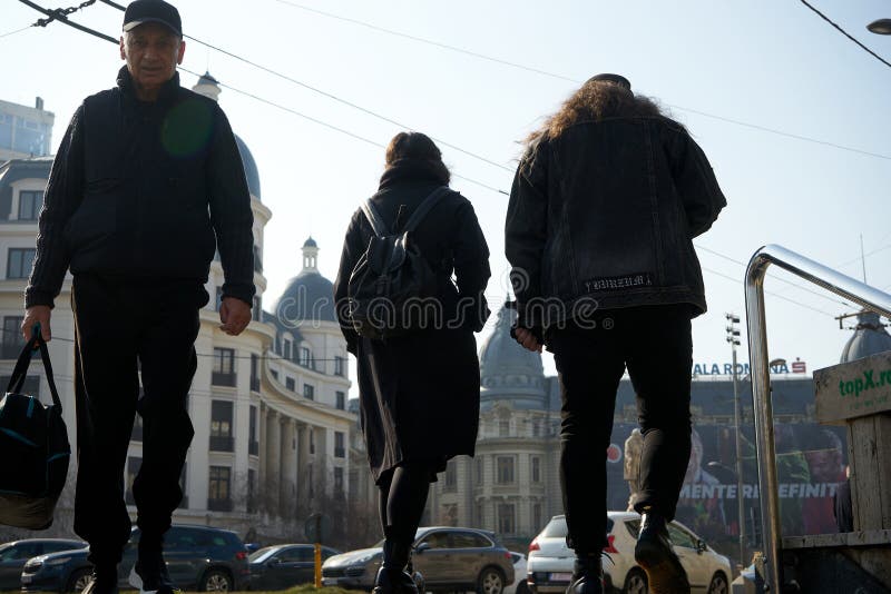 University Square - Bucharest royalty free stock photography