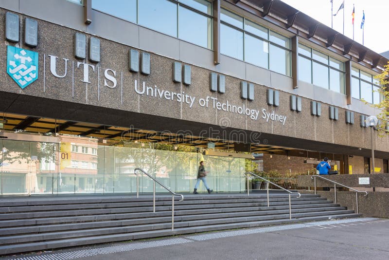 University of Technology Sydney building in Ultimo suburb stock photography