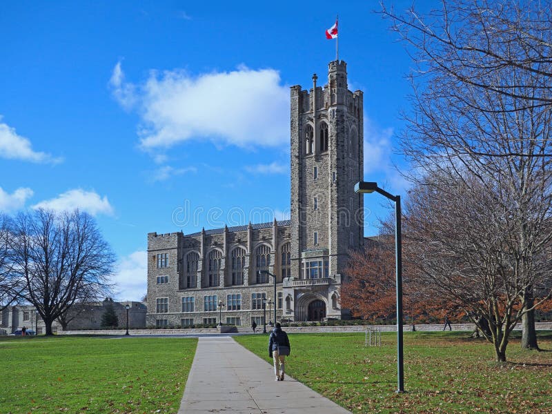 University Of Western Ontario Editorial Stock Image - Image of path