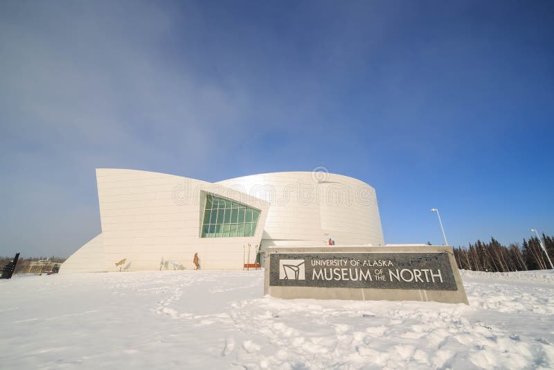 Università di Alaska, museo del Nord fotografie stock libere da diritti Università di Alaska, museo del Nord fotografie stock libere da diritti