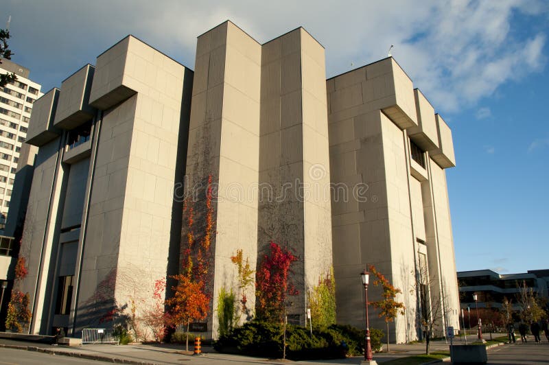 Université de bibliothèque d'Ottawa Morisset - Ottawa - Canada photographie stock Université de bibliothèque d'Ottawa Morisset - Ottawa - Canada photographie stock
