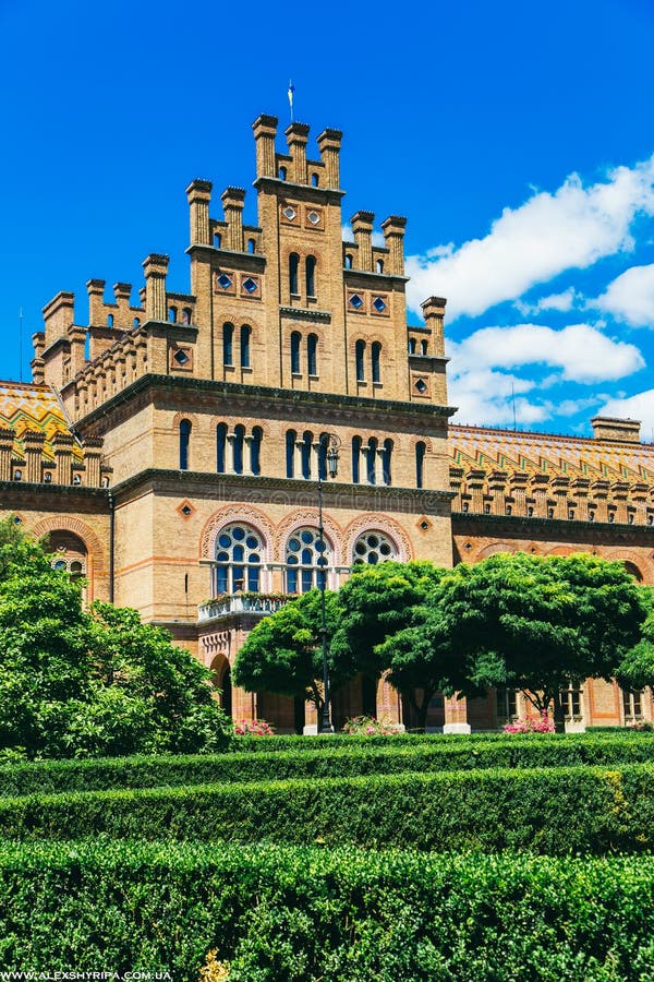 Université nationale de Chernivtsi - Yuriy Fedkovych Chernivtsi Nati image libre de droits Université nationale de Chernivtsi - Yuriy Fedkovych Chernivtsi Nati image libre de droits