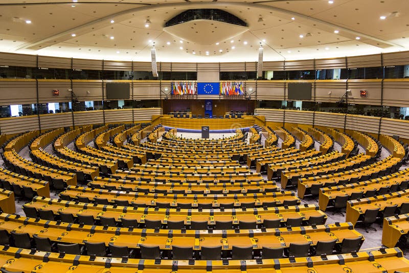 Unión europea Bruselas Bélgica del Parlamento Europeo de Brexit de las banderas