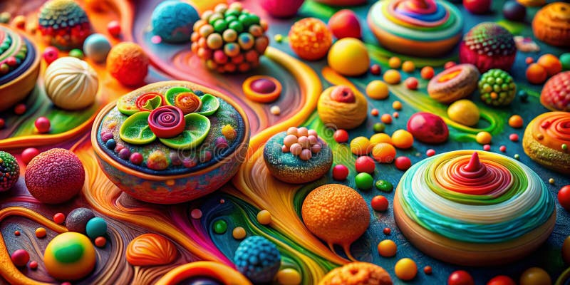 Unleash Your Inner Artist with Psychedelic Food Photography Vibrant