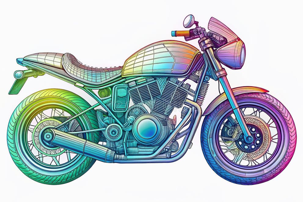 Unleash Your Inner Artist with Stunning Corporate Motorcycle Coloring