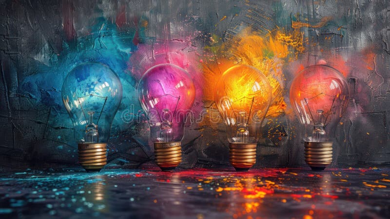 Unleashing the Power of Creative Thinking: A Bold, Innovative Approach stock illustration