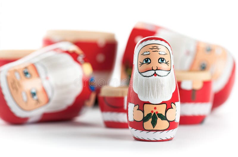 Christmas Nesting Dolls stock photo. Image of snowmen 35190518
