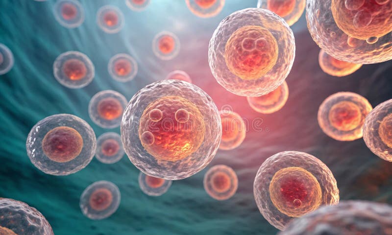 Secrets of the microscopic world, close-up study of cells. Code division stock images, royalty-free photos and pictures