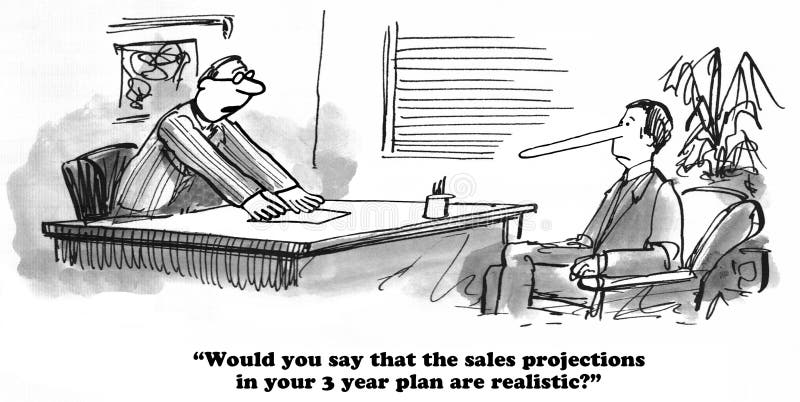 Unrealistic Sales Projection