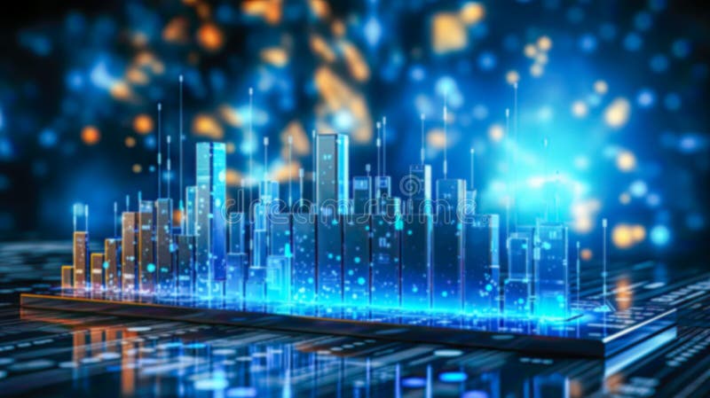 Unscharfe abstrakte Chip-Prozessor-Hintergrundschalttafel und HTML-Code vektor abbildung