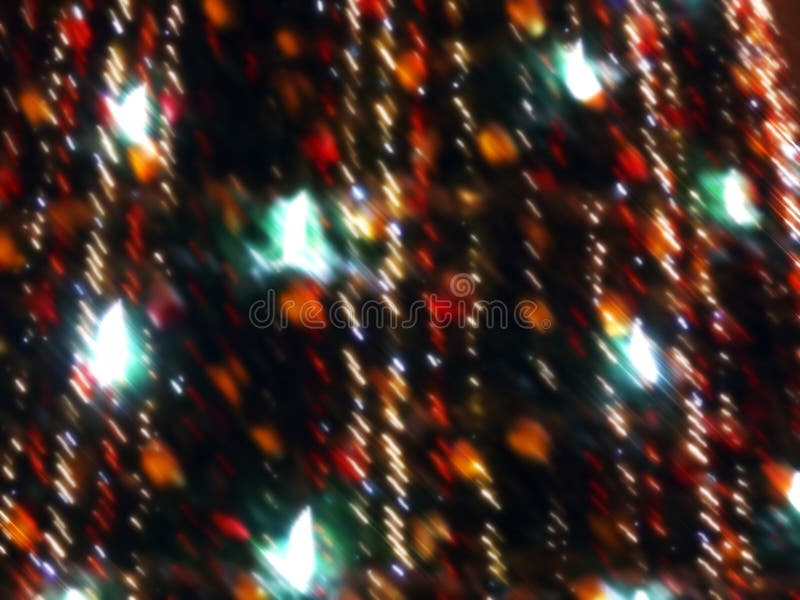 Unscharfes Bild eines großen Weihnachtsbaums als Hintergrund lizenzfreies stockfoto
