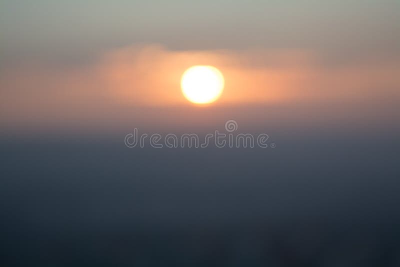 Unscharfes Bild-Sonnenuntergang lizenzfreies stockbild