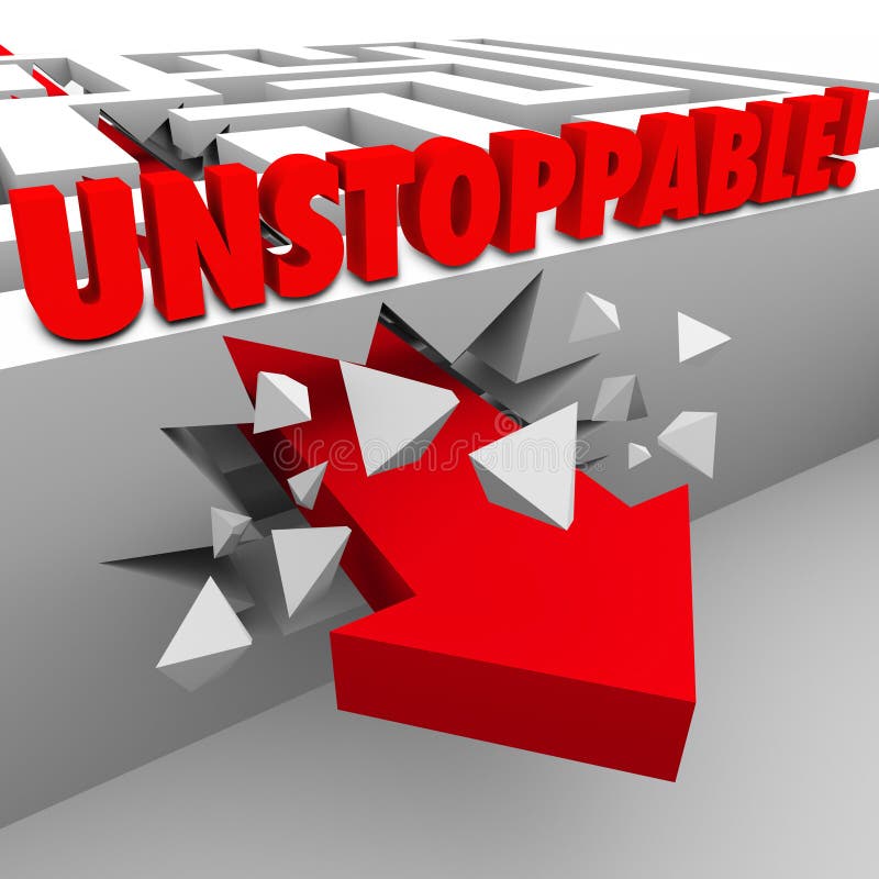 Unstoppable Word Stock Illustrations – 62 Unstoppable Word Stock  Illustrations, Vectors & Clipart - Dreamstime