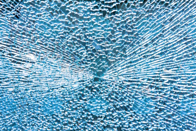 Unterbrochenes blaues Glas lizenzfreies stockfoto Unterbrochenes blaues Glas lizenzfreies stockfoto
