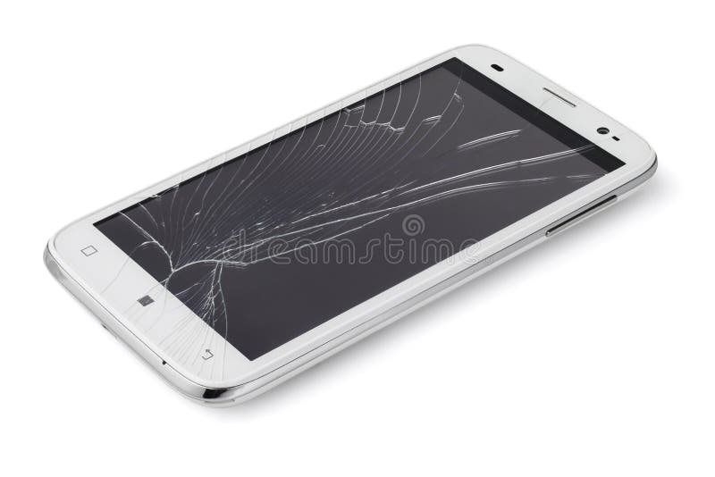 Unterbrochenes intelligentes Telefon lizenzfreies stockbild Unterbrochenes intelligentes Telefon lizenzfreies stockbild