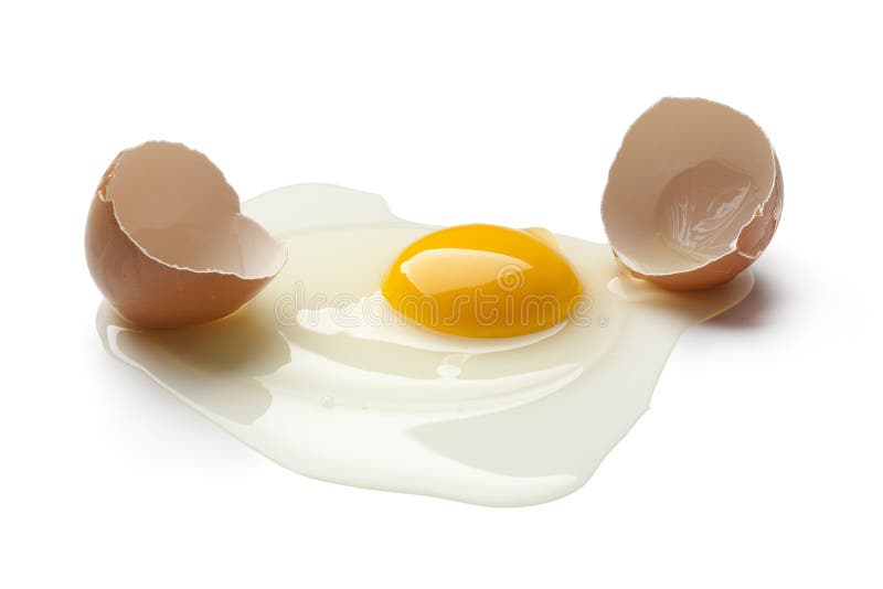Rohes Ei stockbild. Bild von shell, eigelb, protein, essen 16330733