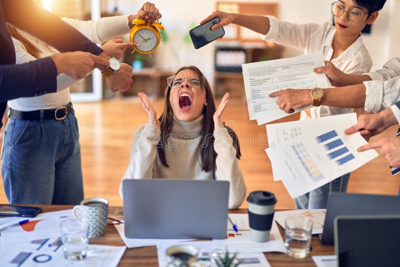 Unternehmensgruppe stockbild