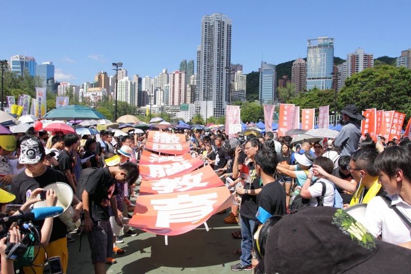 ?Unterrichtswesen? wirft Wirbel in Hong Kong auf stockbild ?Unterrichtswesen? wirft Wirbel in Hong Kong auf stockbild
