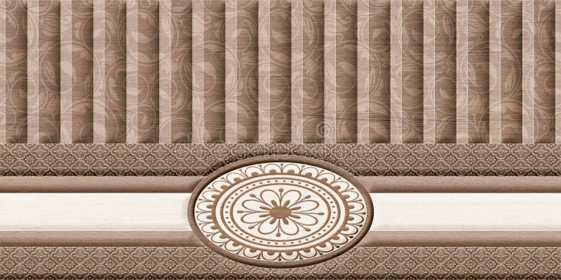 Ceramic Wall Tile Decor with Multi Color Continuous Joint Design. Also