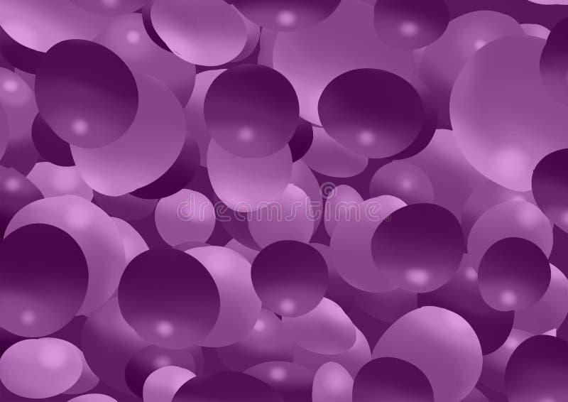 Purple Textured Abstract Background with Circular Egg Shapes for Easter