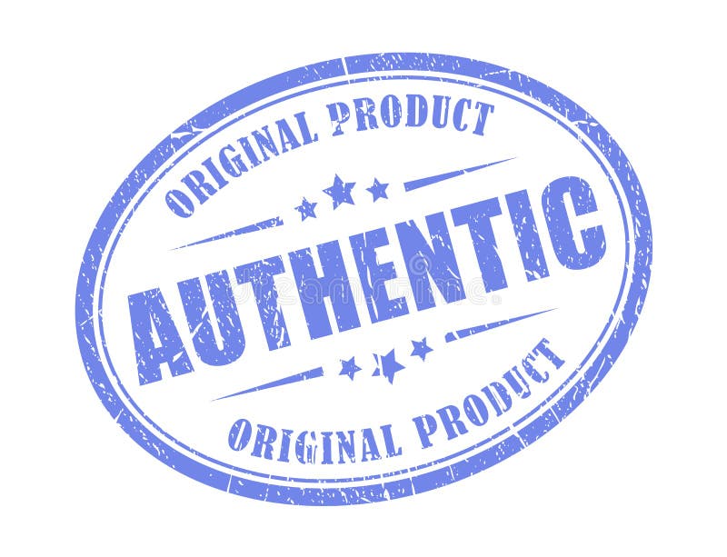 Authentic Original Product Stamp Stock 