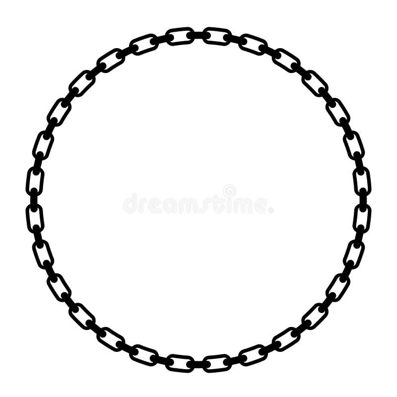 Circle Chain stock illustration. Illustration of force - 4527157