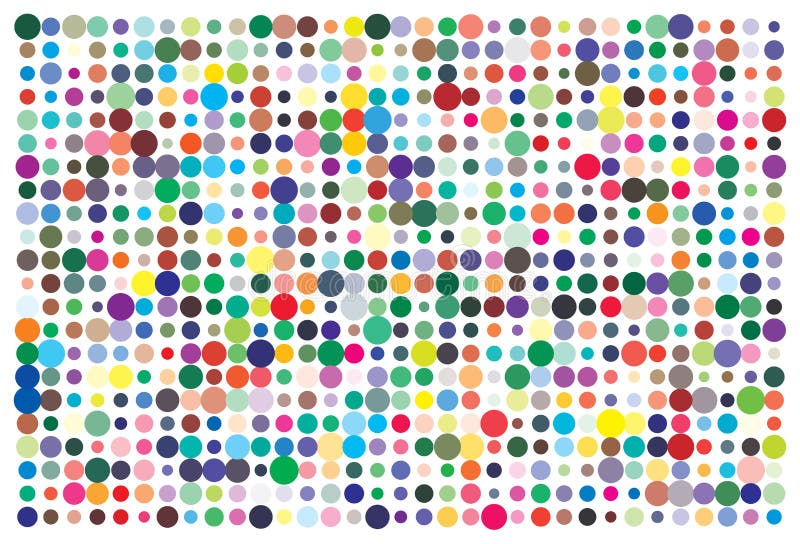Vector color palette. 726 different colors. stock illustration