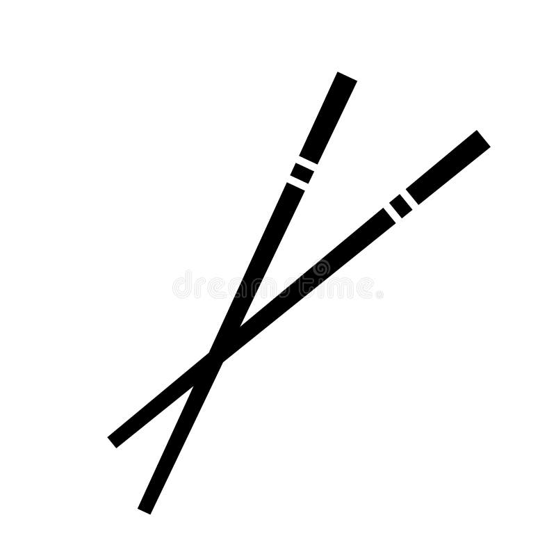 Chopsticks vector icon