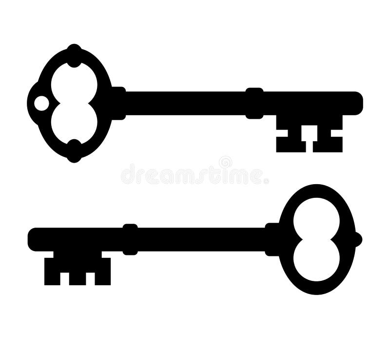 Locked Door, Person Bringing Key, Concept of Problem and Solution, Vector  Cartoon Stick Figure Illustration Stock Vector - Illustration of business,  house: 234193612