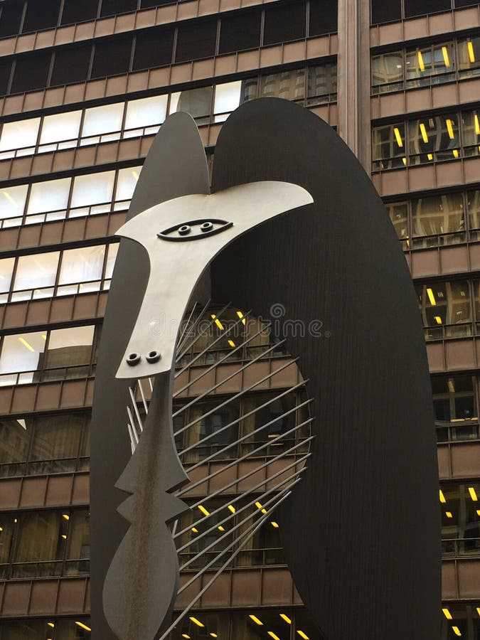 Untitled Picasso Sculpture at Daley Plaza in Chicago, Illinois, USA