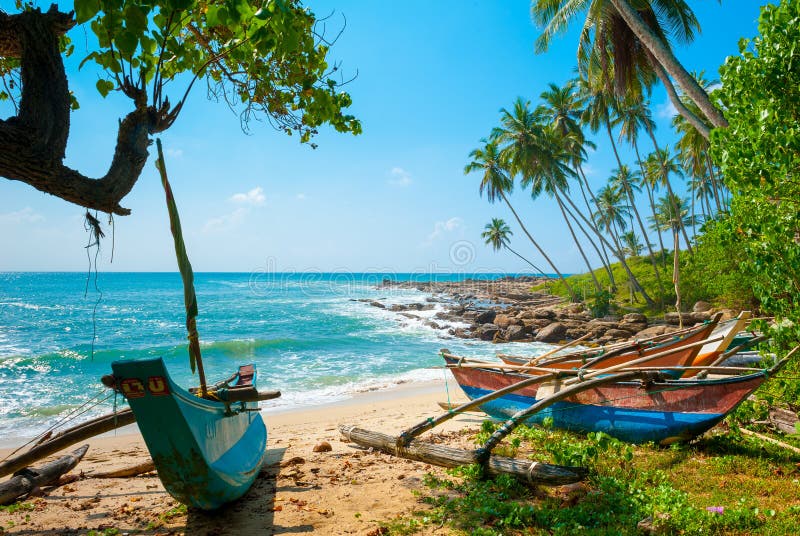 Untouched tropical beach