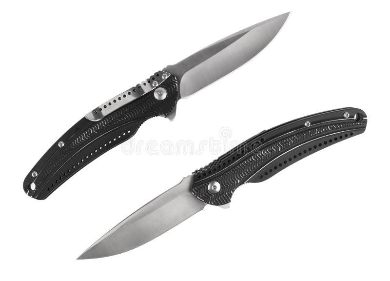 Unusual Folding Pocket Knife Stock Image Image of stainless