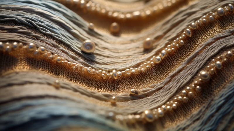 Unveiling the Enigma: Exploring the Intricacies of an Unknown Biogenic Canvas royalty free illustration