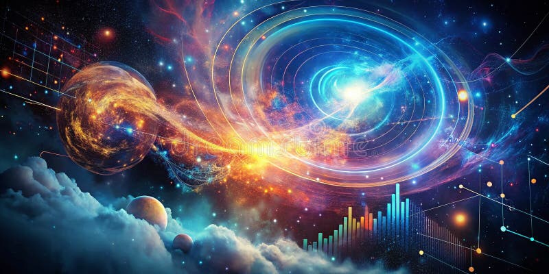 Unveiling Insights Visualizing Deep Learning Data Analysis with Double Exposure Techniques vector illustration