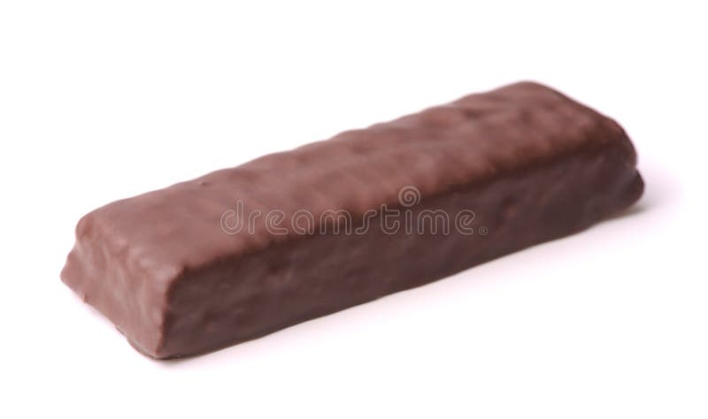 Unwrapped chocolate bar royalty free stock image